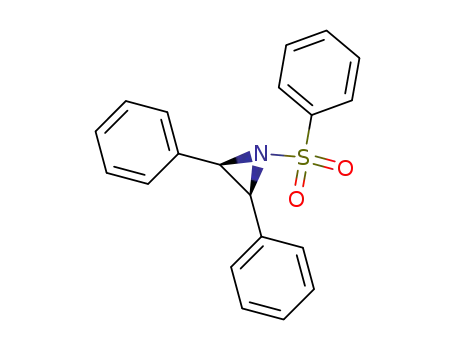 Molecular Structure of 110143-77-6 (cis-2,3-diphenyl-N-benzenesulphonylaziridine)