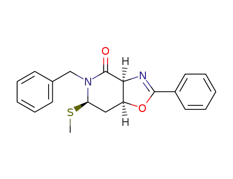 5-benzyl-6-(methylsulfanyl)-2-phenyl-5,6,7,7a-tetrahydro[1,3]oxazolo[4,5-c]pyridin-4(3aH)-one