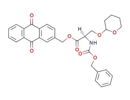 (R)-2-Benzyloxycarbonylamino-3-(tetrahydro-pyran-2-yloxy)-propionic acid 9,10-dioxo-9,10-dihydro-anthracen-2-ylmethyl ester