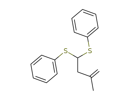(3-Methyl-1-phenylsulfanylbut-3-enyl)sulfanylbenzene
