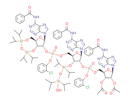 C<sub>91</sub>H<sub>113</sub>Cl<sub>2</sub>N<sub>15</sub>O<sub>24</sub>P<sub>2</sub>Si<sub>4</sub>