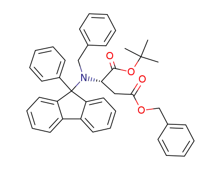 (2S)-4-benzyl 1-tert-butyl N-benzyl-N-(9-phenylfluoren-9-yl)aspartate
