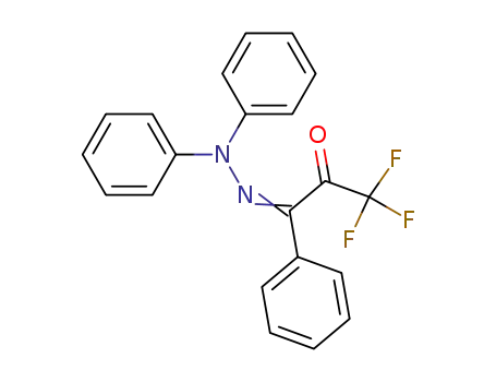 1,2-Propanedione, 3,3,3-trifluoro-1-phenyl-, 1-(diphenylhydrazone)