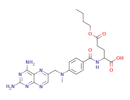 Molecular Structure of 66147-31-7 (5-Monobutyl methotrexate)