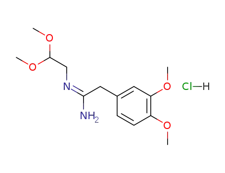 N-(2,2-Dimethoxy-ethyl)-2-(3,4-dimethoxy-phenyl)-acetamidine; hydrochloride