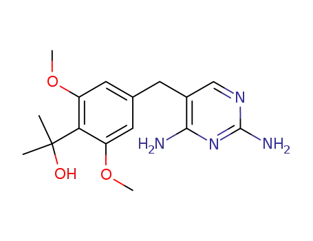 4-[(2,4-디아미노피리미딘-5-일)메틸]-2,6-디메톡시-α,α-디메틸벤젠메탄올