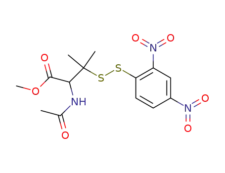 methyl 2-acetamido-3-<(2,4-dinitrophenyl)dithio>-3-methylbutanoate