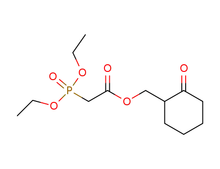 Acetic acid, (diethoxyphosphinyl)-, (2-oxocyclohexyl)methyl ester
