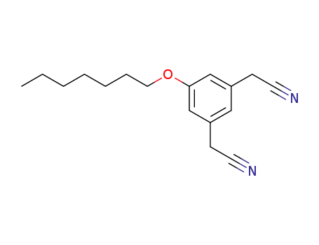 1,3-bis(cyanomethyl)-5-(heptyloxy)benzene