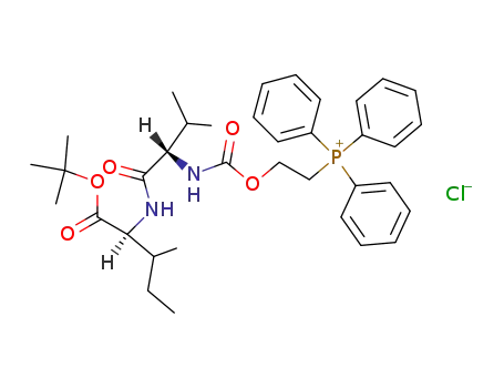 <N-<2-(Triphenylphosphonio)ethoxycarbonyl>valyl>isoleucin-tert-butylester-chlorid