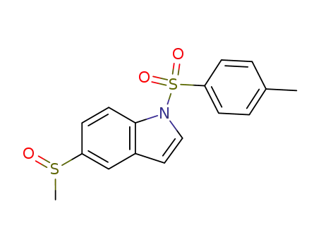 1H-Indole, 1-[(4-methylphenyl)sulfonyl]-5-(methylsulfinyl)-