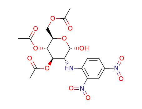 3,4,6-tri-O-acetyl-2-deoxy-2-(2,4-dinitrophenylamino)-D-glucopyranose