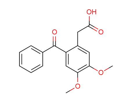 2-benzoyl-4,5-dimethoxyphenylacetic acid