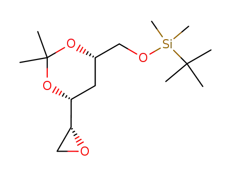 tert-Butyl-((4S,6R)-2,2-dimethyl-6-(R)-oxiranyl-[1,3]dioxan-4-ylmethoxy)-dimethyl-silane