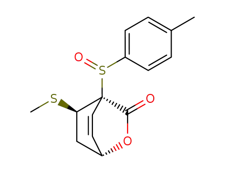 (1R,4R,8R)-8-Methylsulfanyl-4-(toluene-4-sulfinyl)-2-oxa-bicyclo[2.2.2]oct-5-en-3-one