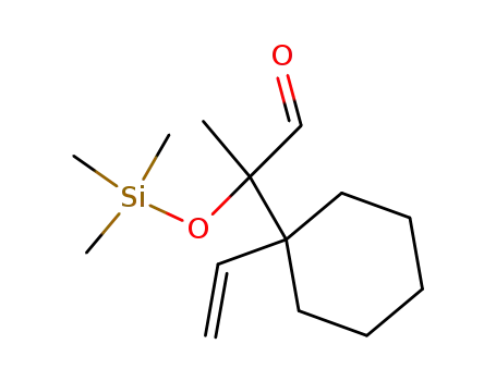 4-cyclohexylidene-2-methyl-2-(trimethylsiloxy)butanal
