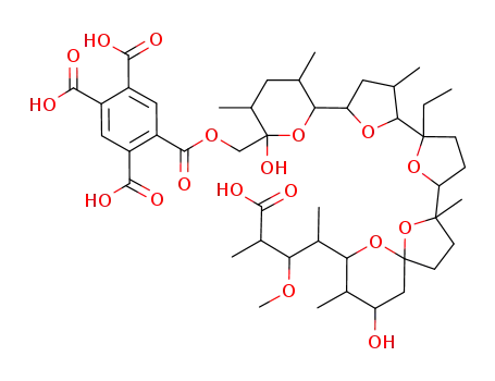 Molecular Structure of 91003-04-2 (monensin 26-pyromellitate)