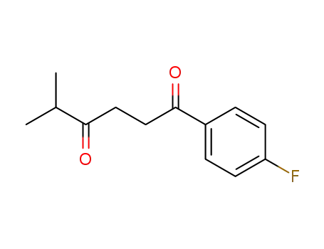 Molecular Structure of 104568-68-5 (1-(4-fluorophenyl)-5-methyl-1,4-hexanedione)