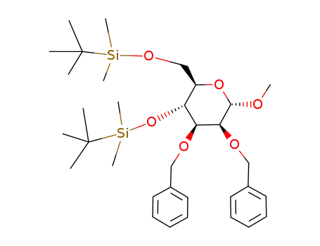 methyl 2,3-di-O-benzyl-4,6-bis-O-(tert-butyldimethylsilyl)-α-D-mannopyranoside