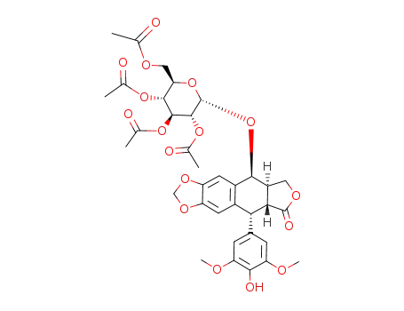 4-O-(2’,3’,4’,6’-tetra-O-acetyl-α-D-glucopyranosyl)-4-demethylepipodophyllotoxin