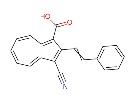 1-Azulenecarboxylic acid, 3-cyano-2-(2-phenylethenyl)-