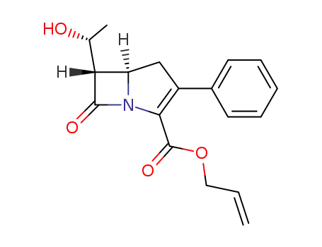 allyl (5R,6S)-2-phenyl-6-<(1R)-1-hydroxyethyl>carbapen-2-em-3-carboxylate