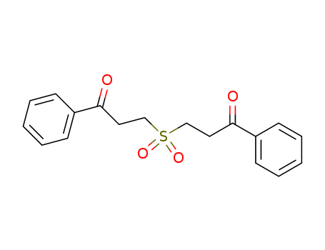3-(3-oxo-3-phenyl-propyl)sulfonyl-1-phenyl-propan-1-one cas  63261-17-6