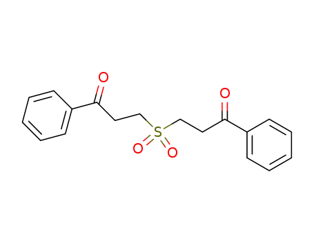Molecular Structure of 63261-17-6 (3-(3-oxo-3-phenyl-propyl)sulfonyl-1-phenyl-propan-1-one)