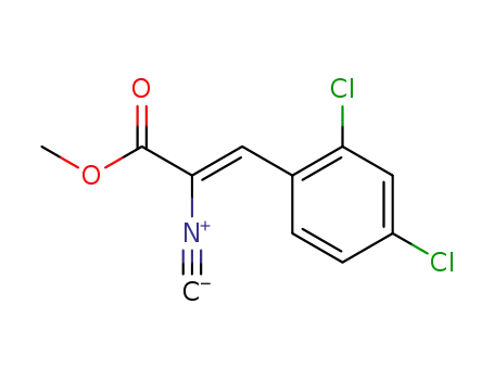 2-Propenoic acid, 3-(2,4-dichlorophenyl)-2-isocyano-, methyl ester, (Z)-