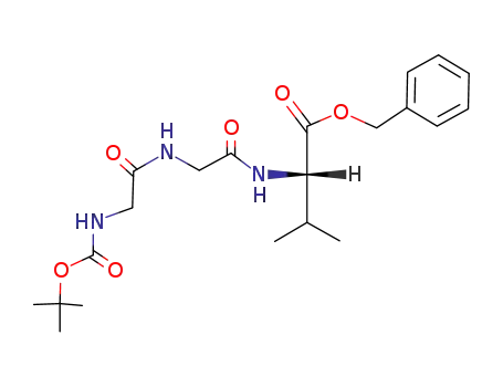 L-Valine, N-[N-[N-[(1,1-dimethylethoxy)carbonyl]glycyl]glycyl]-,
phenylmethyl ester