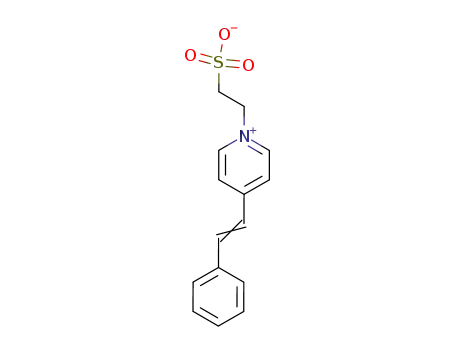 Molecular Structure of 111277-83-9 (2-(4-Styrylpyridinio)ethanesulfonate)