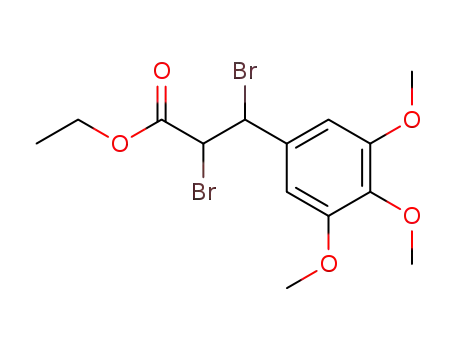 ethyl 2,3-dibromo-3-(3,4,5-trimethoxyphenyl)propionate