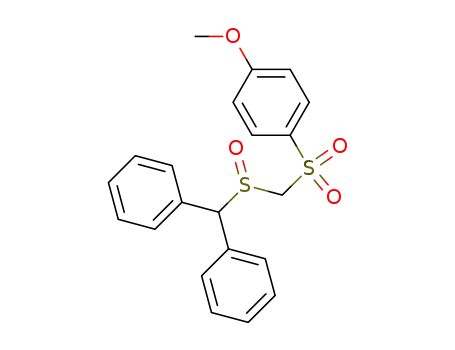 diphenylmethyl <(p-methoxyphenyl)sulfonyl>methyl sulfoxide