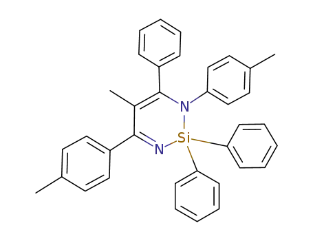 1,3-Diaza-2-silacyclohexa-3,5-diene,
5-methyl-1,4-bis(4-methylphenyl)-2,2,6-triphenyl-