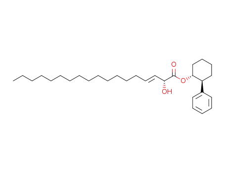 (1R,2S)-2-phenyl-1-cyclohexyl (2R,3E)-2-hydroxy-3-octadecenoate