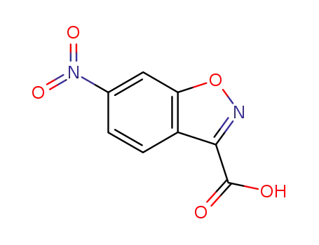 Molecular Structure of 28691-50-1 (1,2-Benzisoxazole-3-carboxylic acid, 6-nitro-)