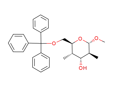 methyl 2,4-dideoxy-2,4-di-C-methyl-6-O-trityl-α-D-altropyranoside
