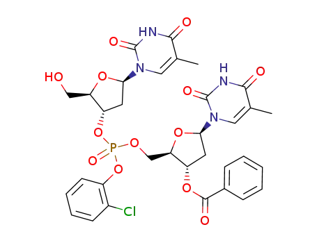 Molecular Structure of 69940-70-1 (C<sub>33</sub>H<sub>34</sub>ClN<sub>4</sub>O<sub>13</sub>P)