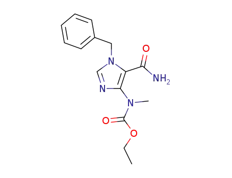 Carbamic acid,
[5-(aminocarbonyl)-1-(phenylmethyl)-1H-imidazol-4-yl]methyl-, ethyl
ester