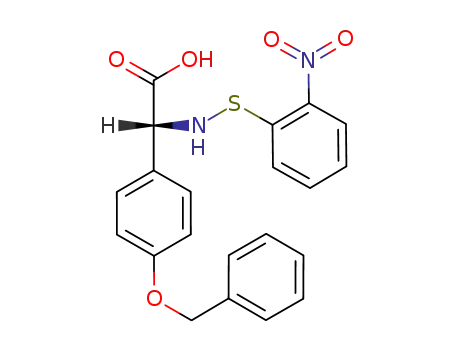 N-<(o-nitrophenyl)sulfenyl>-D-p-(benzyloxy)phenylglycine