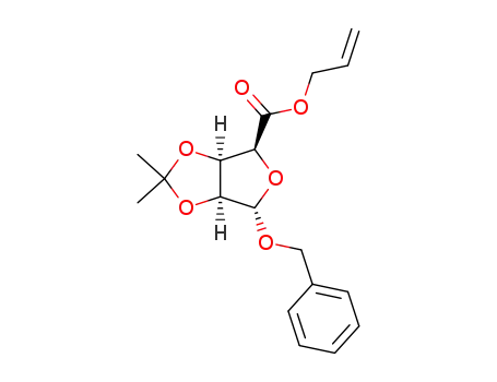 (3aR,4S,6S,6aS)-6-Benzyloxy-2,2-dimethyl-tetrahydro-furo[3,4-d][1,3]dioxole-4-carboxylic acid allyl ester
