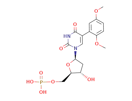 5-(2,5-dimethoxyphenyl)-2'-deoxyuridine 5'-phosphate