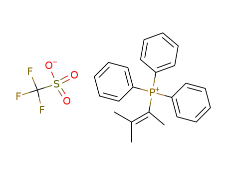 (3-methyl-2-buten-2-yl)triphenylphosphonium triflate
