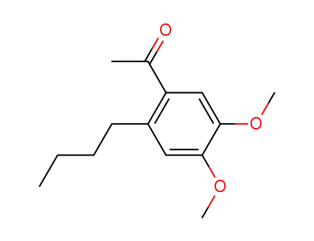 Molecular Structure of 100863-81-8 (1-acetyl-2-butyl-4,5-dimethoxybenzene)