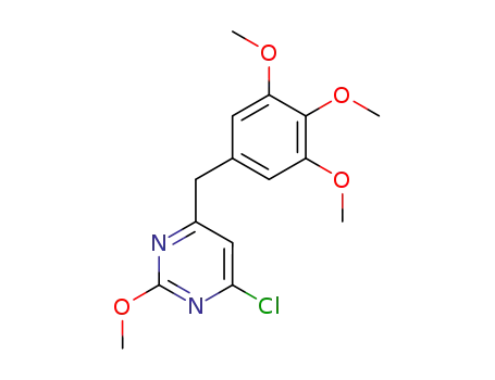 4-chloro-2-methoxy-6-(3,4,5-trimethoxybenzyl)pyrimidine