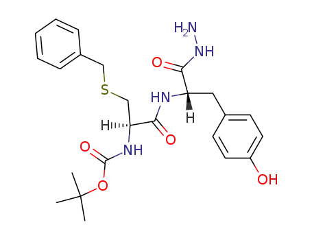 L-Tyrosine,
N-[N-[(1,1-dimethylethoxy)carbonyl]-S-(phenylmethyl)-L-cysteinyl]-,
hydrazide