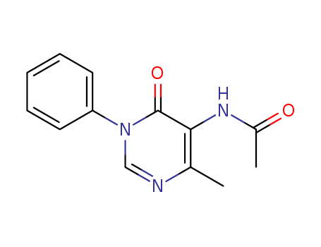 Acetamide,N-(1,6-dihydro-4-methyl-6-oxo-1-phenyl-5-pyrimidinyl)- cas  89966-49-4