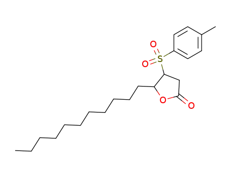 2(3H)-Furanone, dihydro-4-[(4-methylphenyl)sulfonyl]-5-undecyl-