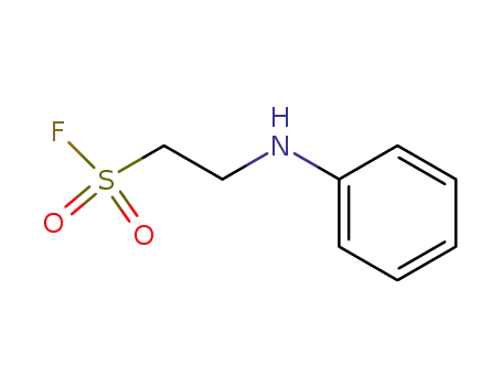 Molecular Structure of 60353-00-6 (Ethanesulfonyl fluoride, 2-(phenylamino)-)