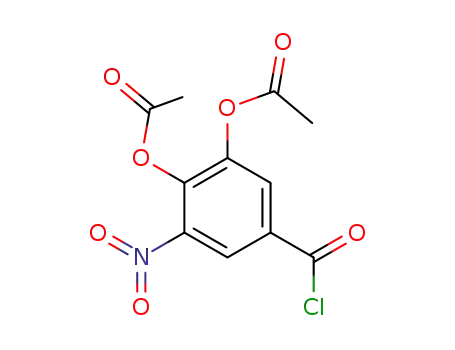 3,4-diacetoxy-5-nitrobenzoyl chloride